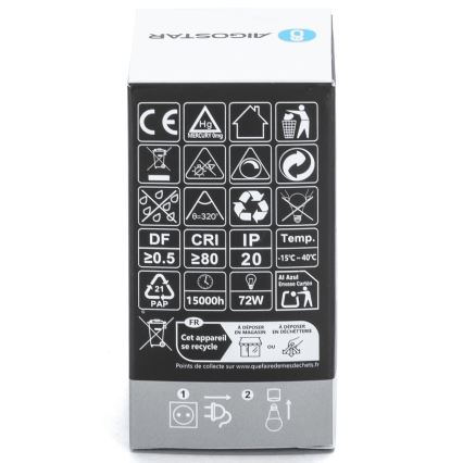 LED Ljusreglerad glödlampa R7s/8W/230V 6500K - Aigostar