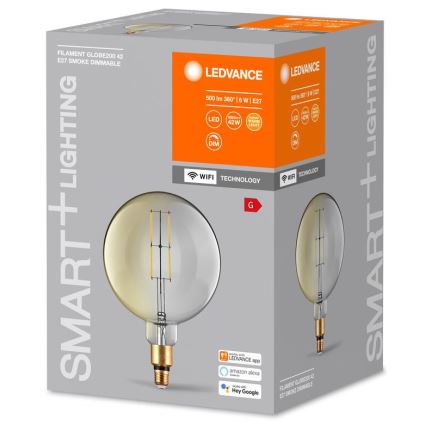 LED Ljusreglerad glödlampa SMART+ GLOBE G200 E27/6W/230V 2500K Wi-Fi - Ledvance