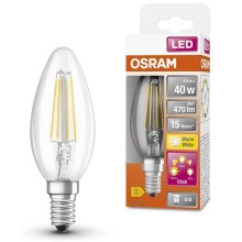 LED Ljusreglerad glödlampa VINTAGE B35 E14/4W/230V 2700K - Osram