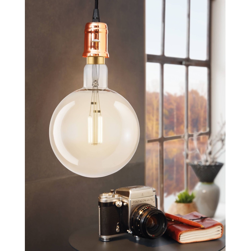 LED Ljusreglerad glödlampa VINTAGE G200 E27/4W/230V 2200K - Eglo 12593