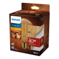 LED Ljusreglerad glödlampa VINTAGE Philips G95 E27/7W/230V 1800K