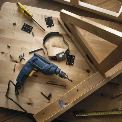 LED Ljusreglerad headlamp med sensor GP DISCOVERY CHW54 LED/3xAAA IPX5