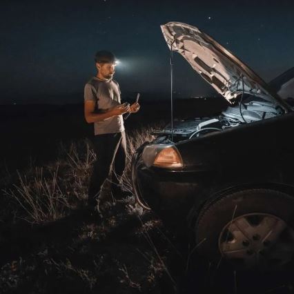 LED Ljusreglerad headlamp med sensor GP DISCOVERY CHW54 LED/3xAAA IPX5