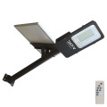 LED Ljusreglerad hybrid solcell gata lampa LED/50W/230V 4000K IP65 50000 mAh + fjärrkontroll