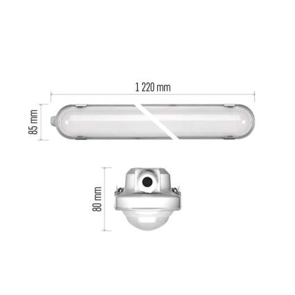 LED Ljusreglerad Industriell belysning MISTY LED/21/26/31/35W/230V 4000K IP66