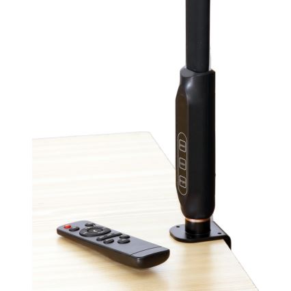 LED Dimbar touch-lampa 03.01.2001 LED/12W/230V svart CRI 90 + fjärrkontroll