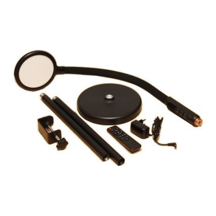 LED Dimbar touch-lampa 03.01.2001 LED/12W/230V svart CRI 90 + fjärrkontroll