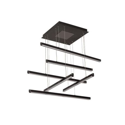 LED ljusreglerad ljuskrona på textilsladd LED/100W/230V 3000-6500K + fjärrkontroll