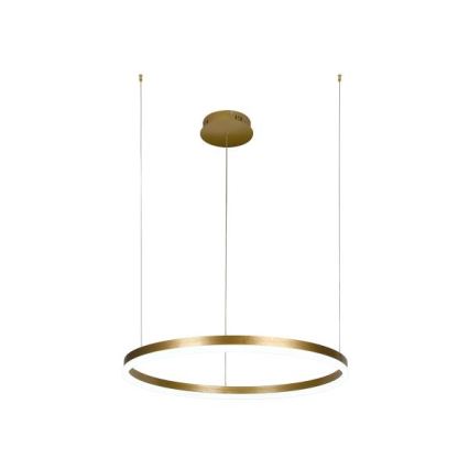 LED ljusreglerad ljuskrona på textilsladd LED/42W/230V 3000-6500K diameter 60 cm + fjärrkontroll