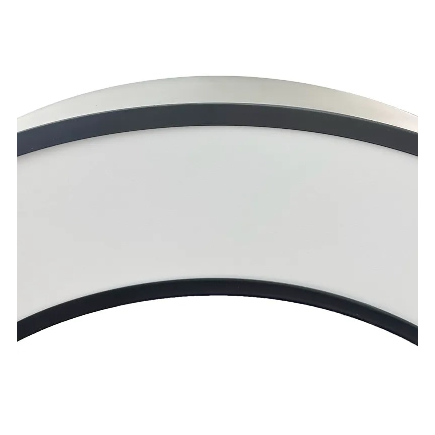 LED ljusreglerad ljuskrona på textilsladd LED/45W/230V 3000-6500K svart + fjärrkontroll