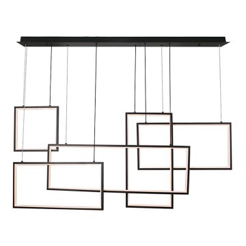 LED ljusreglerad ljuskrona på textilsladd LED/45W/230V 3000K svart