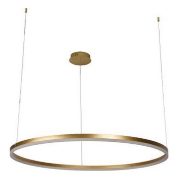 LED ljusreglerad ljuskrona på textilsladd LED/55W/230V 3000-6500K diameter 80 cm + fjärrkontroll