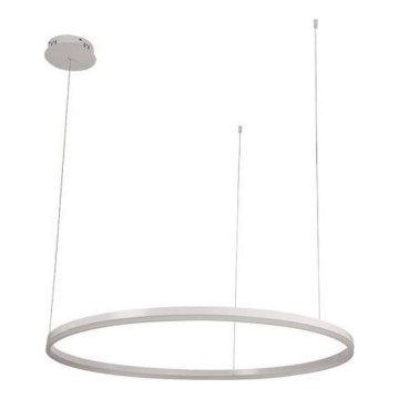 LED ljusreglerad ljuskrona på textilsladd LED/55W/230V 3000-6500K diameter 80 cm + fjärrkontroll