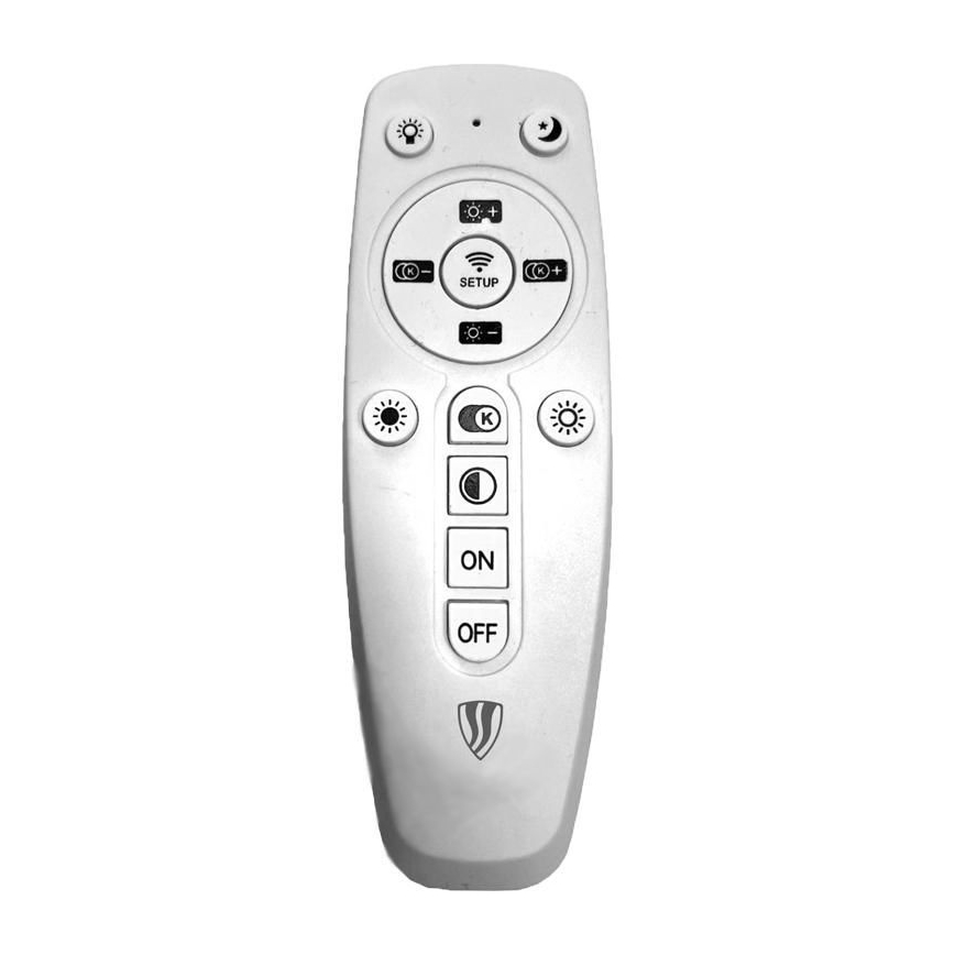 LED ljusreglerad ljuskrona på textilsladd LED/70W/230V 3000-6500K svart + fjärrkontroll