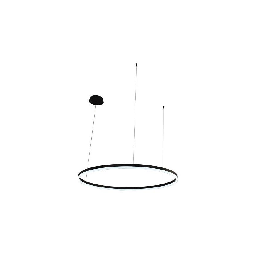 LED ljusreglerad ljuskrona på textilsladd LED/72W/230V 3000-6500K diameter 100 cm + fjärrkontroll