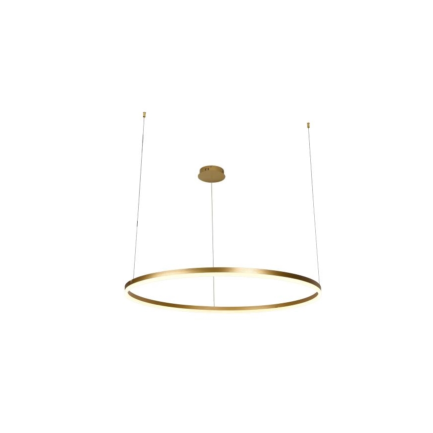 LED ljusreglerad ljuskrona på textilsladd LED/72W/230V 3000-6500K diameter 100 cm + fjärrkontroll