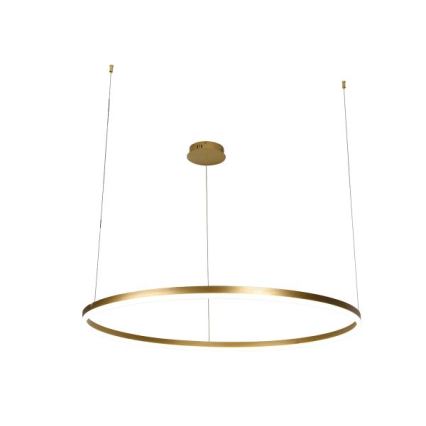 LED ljusreglerad ljuskrona på textilsladd LED/72W/230V 3000-6500K diameter 100 cm + fjärrkontroll