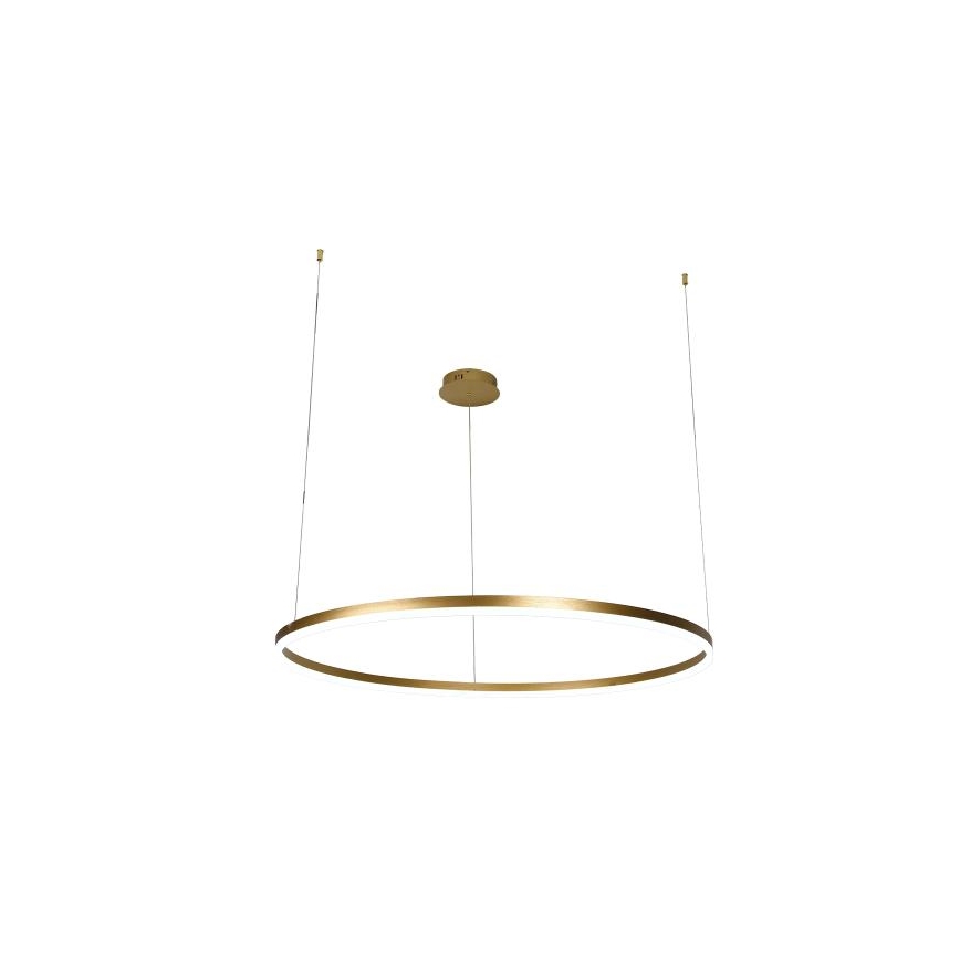 LED ljusreglerad ljuskrona på textilsladd LED/72W/230V 3000-6500K diameter 100 cm + fjärrkontroll