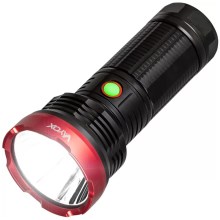 LED Ljusreglerad rechargeable flashlight LED/20W/5V IPX5 2000 lm 6 h 6000 mAh