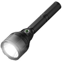 LED Ljusreglerad rechargeable flashlight LED/30W/5V IPX7 3000 lm 6,5 h 8400 mAh
