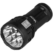 LED Ljusreglerad rechargeable flashlight LED/5V IPX4 600 lm 4 h 1200 mAh