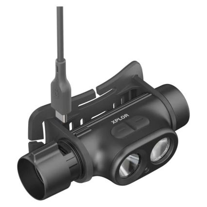 LED Ljusreglerad rechargeable headlamp GP XPLOR PHR19 LED/1x18650/5V IPX8