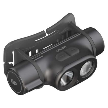 LED Ljusreglerad rechargeable headlamp GP XPLOR PHR19 LED/1x18650/5V IPX8