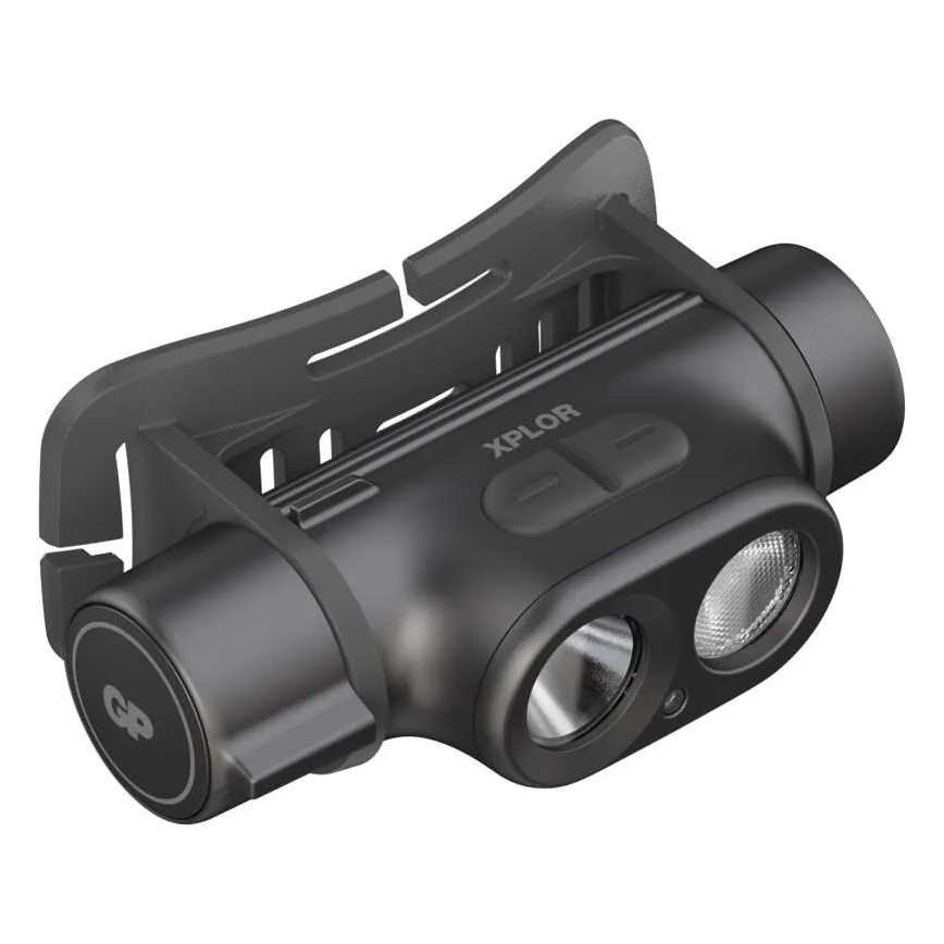 LED Ljusreglerad rechargeable headlamp GP XPLOR PHR19 LED/1x18650/5V IPX8