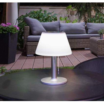 LED Ljusreglerad solcell lampa VIOLA LED/3,7V 1200 mAh IP44