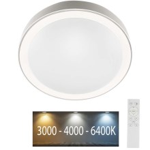 LED Ljusreglerad taklampa LED/40W/230V 3000K/4000K/6500K + FK