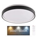 LED ljusreglerad taklampa till badrum JADWIGA LED/42W/230V diameter 38,5 cm 3000-6000K IP44 + fjärrkontroll