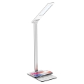 LED ljusreglerad touch bordslampa  med trådlös laddning  JOY LED/6W/230V + USB vit 