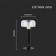 LED Dimbar uppladdningsbar touch bordslampa LED/1W/5V 3000K 1800 mAh svart