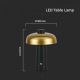 LED Dimbar uppladdningsbar touch bordslampa LED/3W/5V 3000-6000K 1800 mAh svart/guld