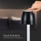 LED Dimbar uppladdningsbar touch bordslampa LED/3W/5V 3000K 1800 mAh svart