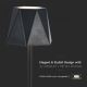 LED Dimbar uppladdningsbar touch bordslampa LED/4W/5V 3000-6000K 1800 mAh svart