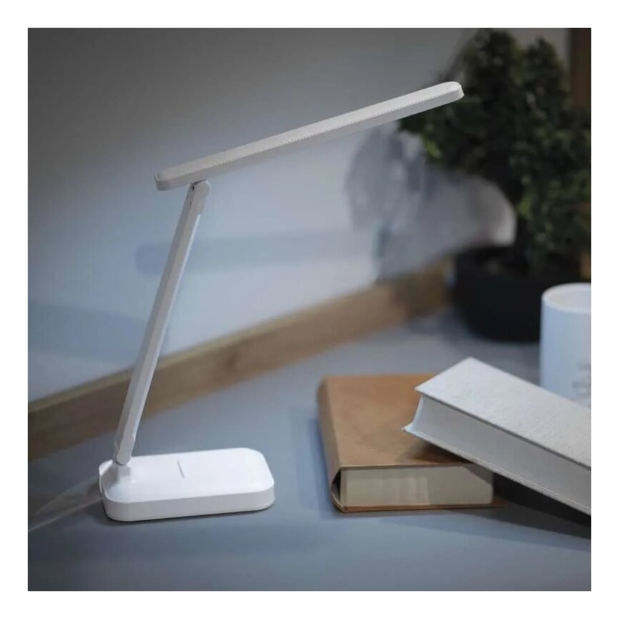 LED Ljusreglerad uppladdningsbar bordslampa LED/5W/3,7V 3000K/4000K/6500K 800mAh vit