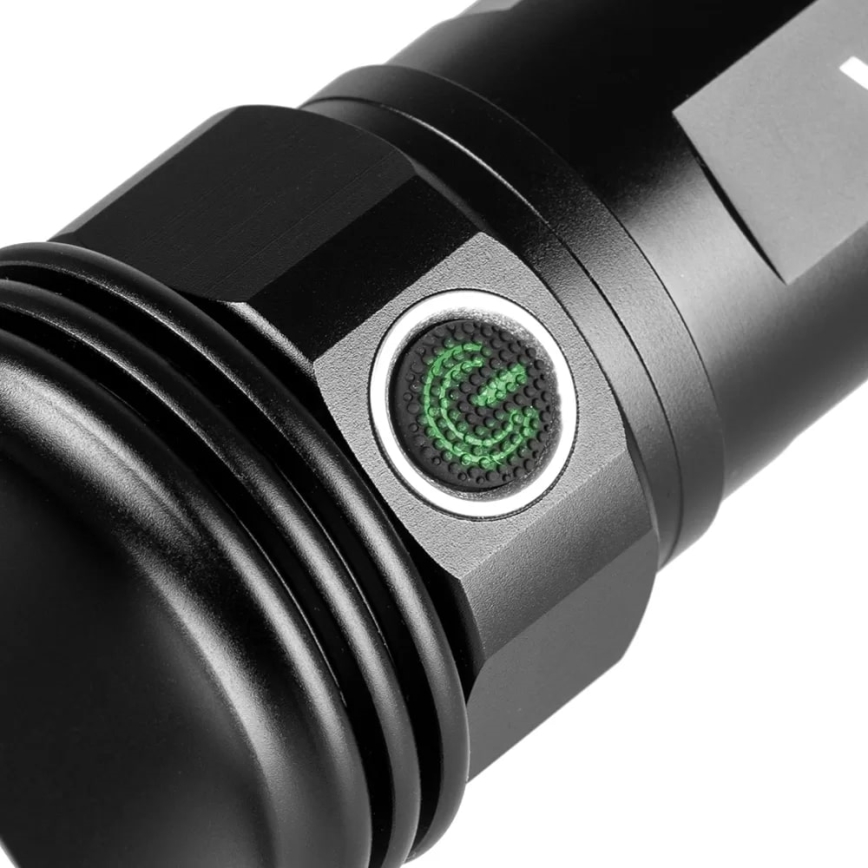 LED Ljusreglerad uppladdningsbar ficklampa LED/20W/5V IPX5 1900 glansig 5000 mAh