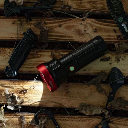 LED Ljusreglerad uppladdningsbar ficklampa LED/20W/5V IPX5 2000 glansig 6000 mAh