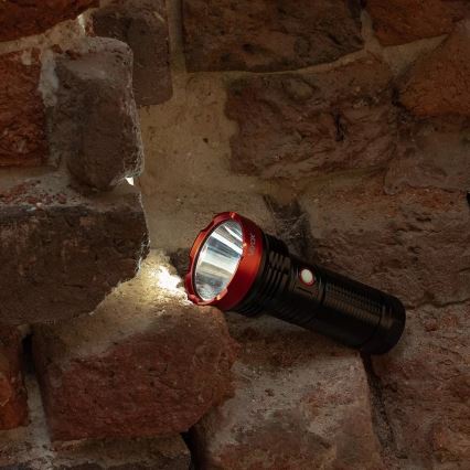 LED Ljusreglerad uppladdningsbar ficklampa LED/20W/5V IPX5 2000 glansig 6000 mAh