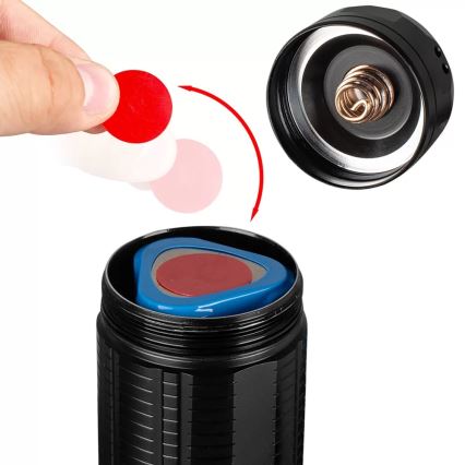 LED Ljusreglerad uppladdningsbar ficklampa LED/20W/5V IPX5 2000 glansig 6000 mAh