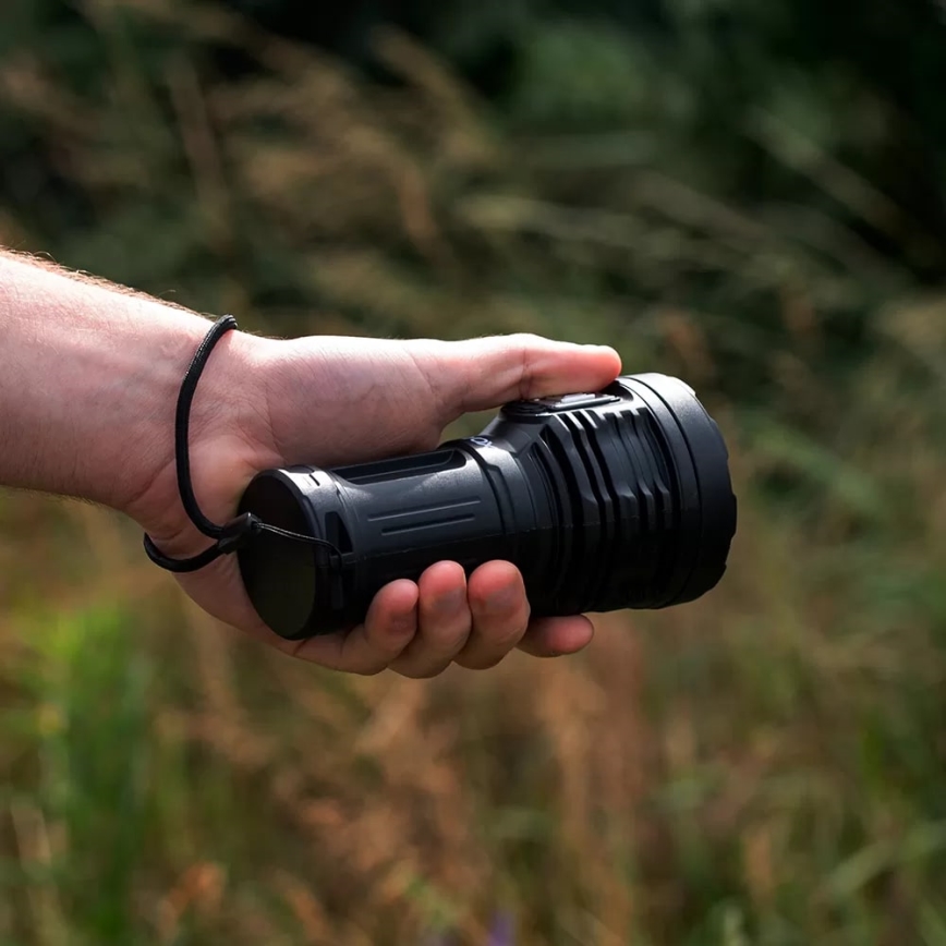 LED Ljusreglerad uppladdningsbar ficklampa LED/5V IPX4 600 glansig 1200 mAh