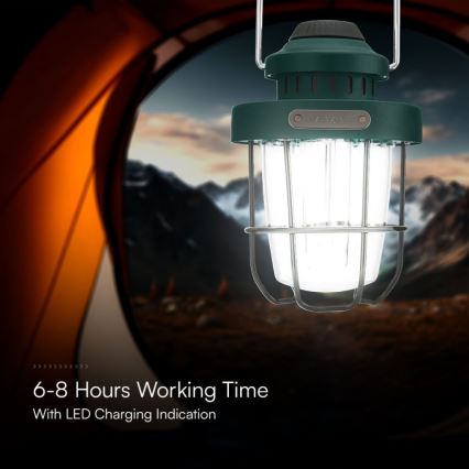 LED Ljusreglerad utomhus pendant rechargeable belysning LED/5W/5V 2700-6500K IP44