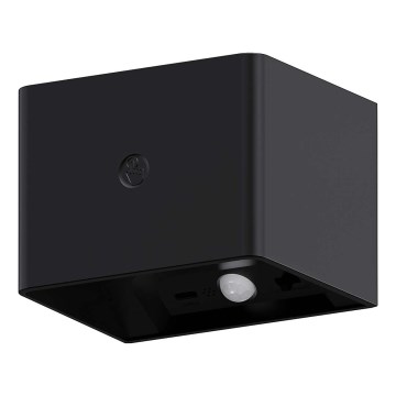 LED Ljusreglerad vägg beröring belysning med sensor MIRI LED/2,5W/3,7V 3000/4000/6400K 4000 mAh svart