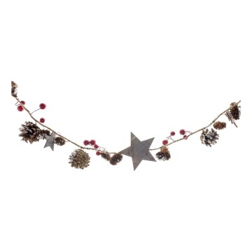 LED-ljusslinga 10xLED/3xAA 2,5 m varmvit