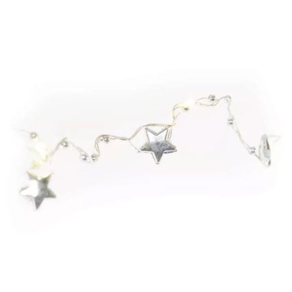 LED-ljusslinga 20xLED/2xAA 2,2 m varmvit