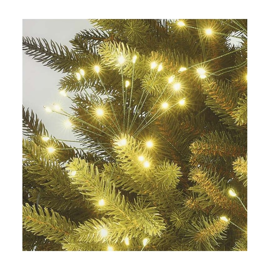 LED-ljusslinga 300 LED 5,2+3 m varmvit