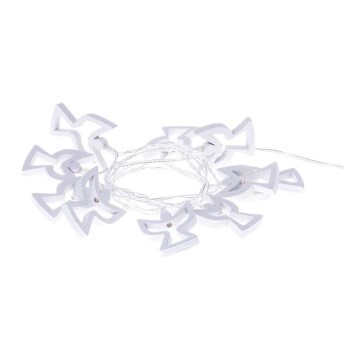 LED ljusslinga CHAIN 10xLED/2xAA 1,85m varmvit