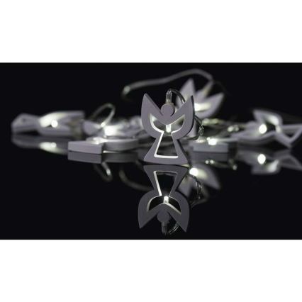 LED ljusslinga CHAIN 10xLED/2xAA 1,85m varmvit