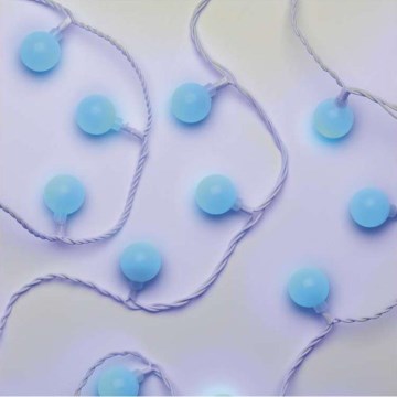 LED-ljusslinga för utomhusbruk 40xLED/9m IP44 blå